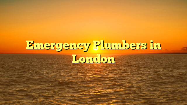 You are currently viewing Emergency Plumbers in London