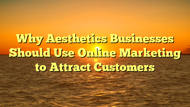 Read more about the article Why Aesthetics Businesses Should Use Online Marketing to Attract Customers